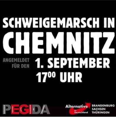 Wir vergessen nicht! +++ Aufruf zum Trauermarsch in Chemnitz +++