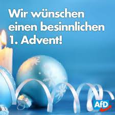 Ihre AfD Barnim wünscht Ihnen und ihren Lieben einen schönen 1. Advent